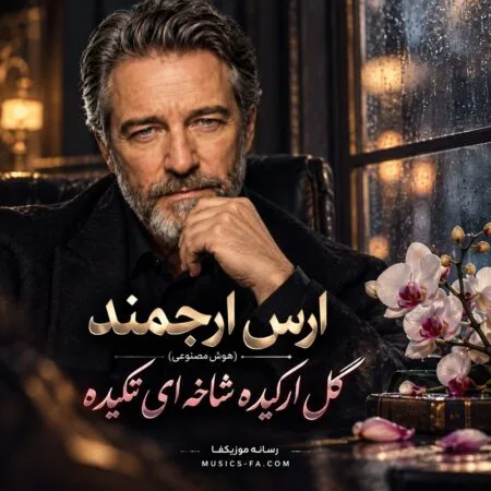 گل ارکیده شاخه‌ای تکیده